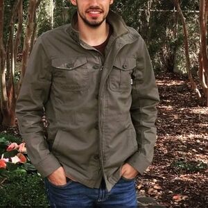 Vans Men's Olive Military Jacket